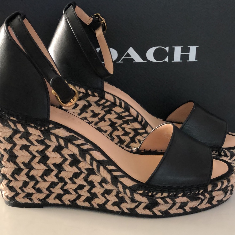 BRAND NEW COACH WEDGES